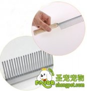 宠物木柄单面梳