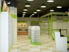 上海浦东龙阳路宠物店产品区效果图展示