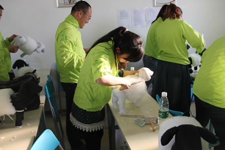 学员假毛修剪练习