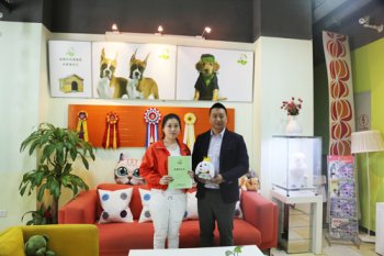 沧州刘女士签约圣宠宠物连锁店