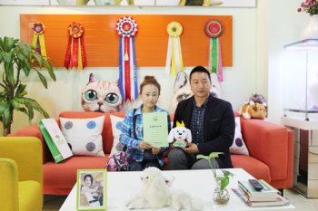 辽宁本溪孙女士成功签约圣宠宠物连锁店