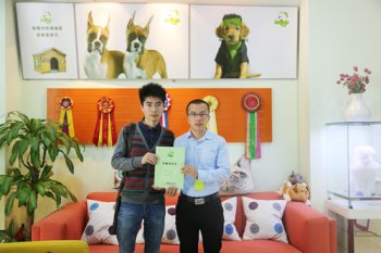 无锡张先生成功签约圣宠宠物连锁店