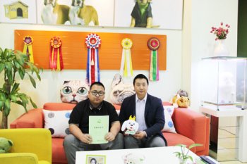 辽宁营口张先生成功签约圣宠宠物连锁店