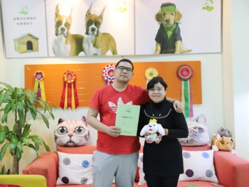 北京海淀刁先生成功签约圣宠宠物连锁店