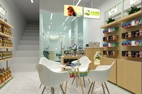 圣宠宠物上海海州桃花园店装修设计图