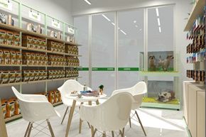 圣宠宠物广州南沙滨海御城店装修设计图