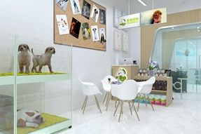 圣宠宠物自贡阳光邻里店装修设计图