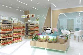 圣宠宠物天津贻春园店装修设计图