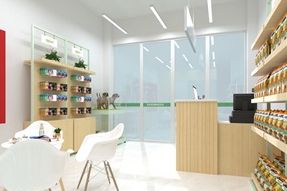 圣宠宠物无锡天鹅湖花园店装修设计图