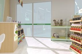 圣宠宠物南通希望路店装修设计图