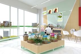圣宠宠物通化柳河店装修设计图
