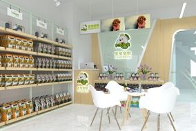 圣宠宠物江苏江阴长泾店装修设计图