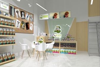 圣宠宠物浙江金华东方前城店装修设计图