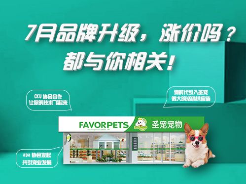 圣宠宠物店加盟7月「品牌」升级重磅出击,实力加盟!
