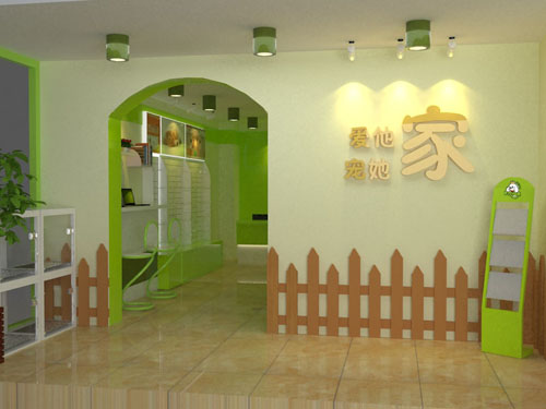 给加盟商装修设计的效果图