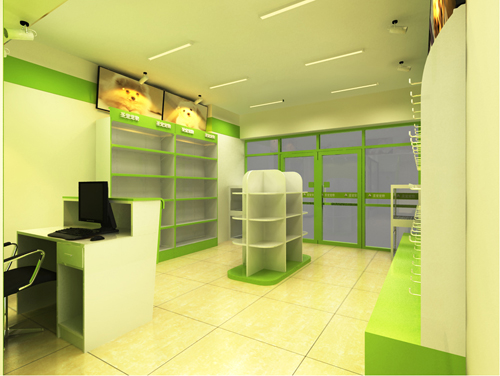 圣宠宠物北京延庆店一层效果图