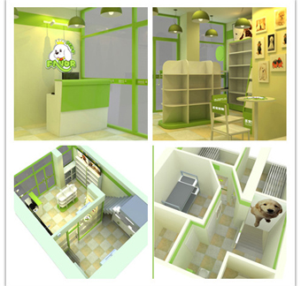 四川巴中宠物店设计图