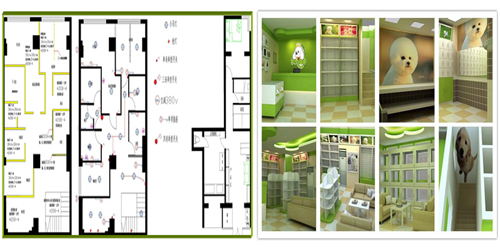 圣宠宠物店铺装修设计