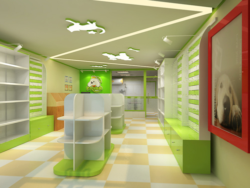 哈尔滨哈西万达宠物店装修设计图