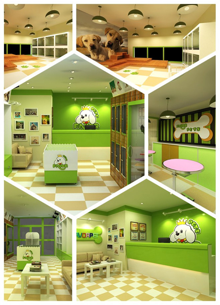 在签订加盟合同后，圣宠总部派出经理与选址测量团队进到当地进行选址和测量规划。 并对当地的宠物市场（消费人群、竞争压力等）方面进行了判定，最终选择优秀的店铺地址； 为日后店面好的经营埋下伏笔。现场测量和规划，将数据反馈总部设计团队。