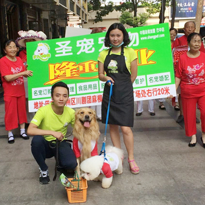 圣宠宠物巴中巴州店开业宣传