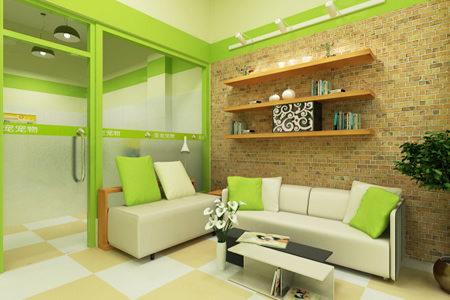 圣宠宠物大庆时代广场店的装修设计效果图