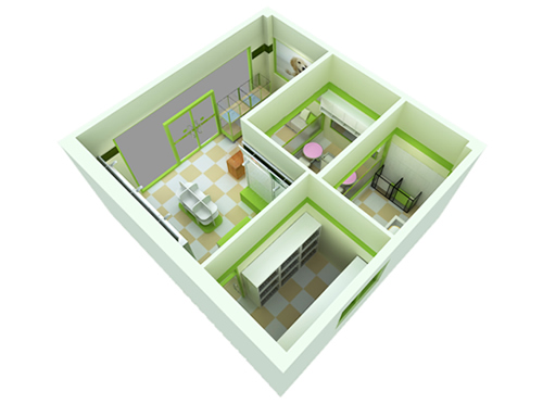 圣宠宠物上海华泾店装修效果图