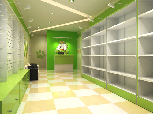 圣宠宠物鞍山铁东越岭路店装修效果图