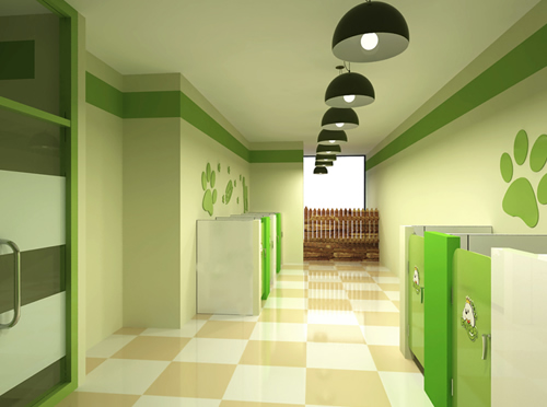 圣宠宠物鞍山铁东越岭路店装修效果图