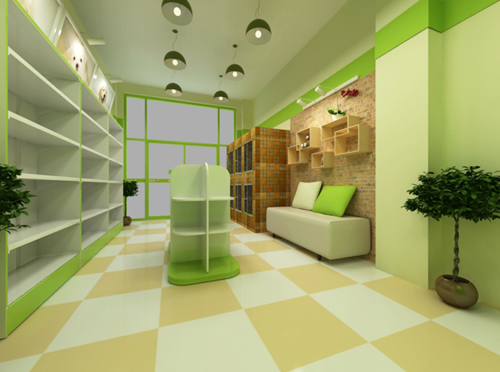 圣宠安徽宿州锦绣江南宠物店装修设计图