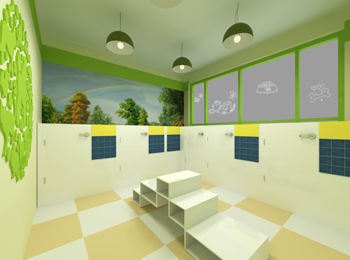 圣宠安徽宿州锦绣江南宠物店装修设计图