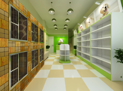 圣宠安徽宿州锦绣江南宠物店装修设计图