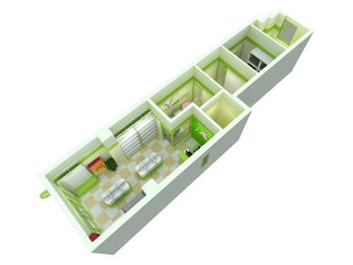 北京顺义花溪渡店装修设计效果图