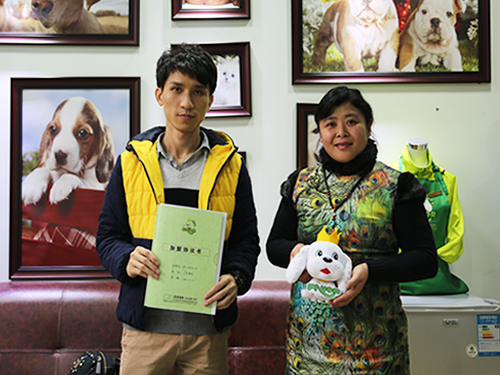 梅州罗先生成功签约圣宠宠物连锁店