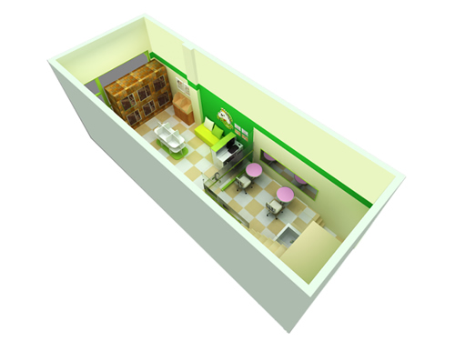 圣宠广州琶洲新村店装修设计效果图