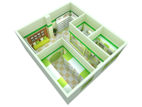 圣宠盐城人民南路店装修效果图