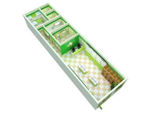 圣宠河南商丘宠物店装修效果图