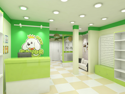 圣宠宠物北京开阳里连锁店装修效果图