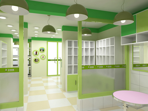 圣宠宠物北京开阳里连锁店装修效果图