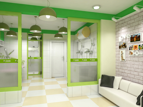 圣宠宠物北京开阳里连锁店装修效果图