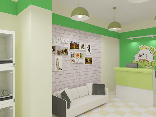 圣宠宠物北京朝阳华威西里店装修效果图