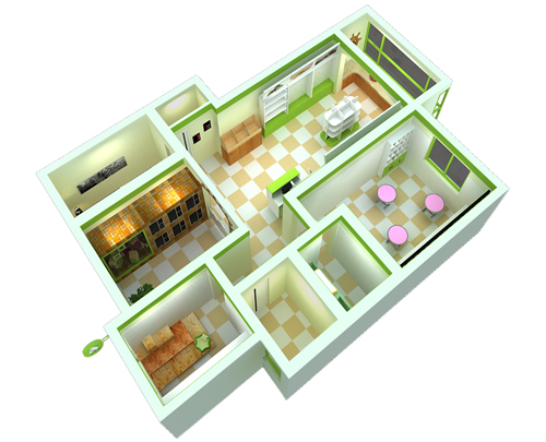 贵阳碧园花城店装修效果图