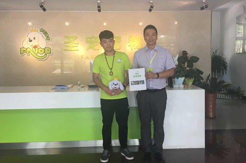 祝贺圣宠新“家”盟商，陕西宝鸡蒲先生成功签约圣宠轻新店！